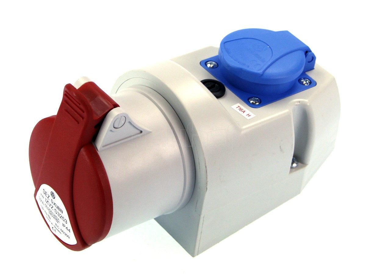 JÕUPESA SEINA COMBO 16A 5Pin (3-FAASI) +1-FAAS 230V