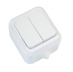 Lüliti 2-ne veksel IP44 valge