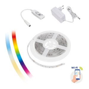 LED Riba komplekt wifi-ga 17W RGB IP20