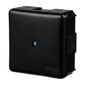 Harukarp IP55 90*90*40mm Niiskuskindel Must